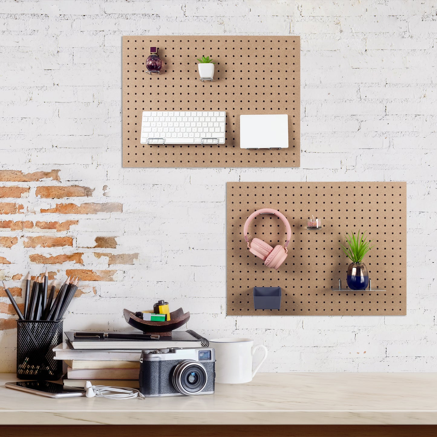 Wall Mounted Pegboard 600 x 445 mm