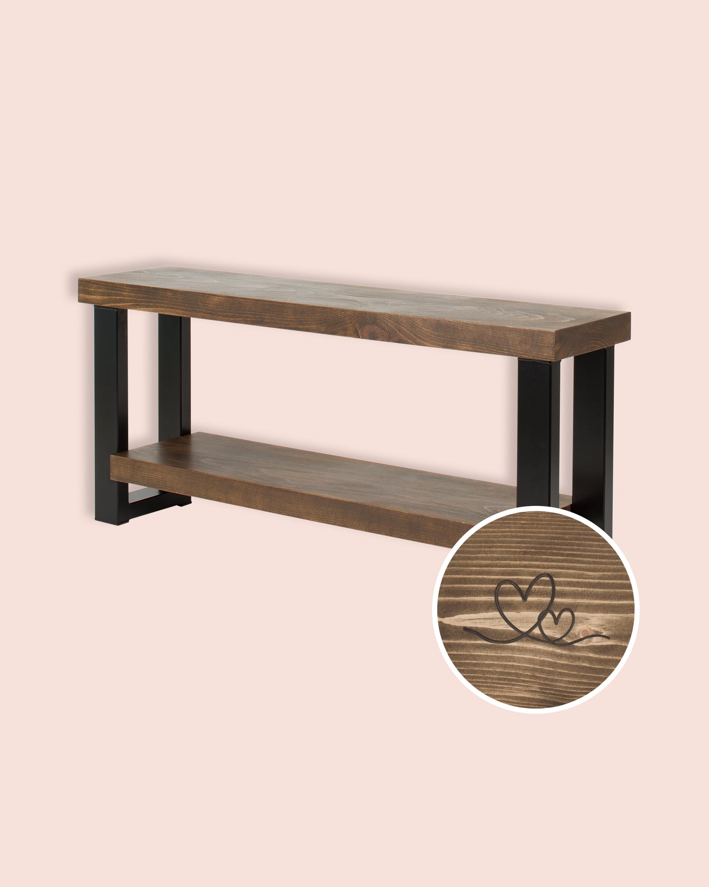Handmade Wooden Shoe Bench