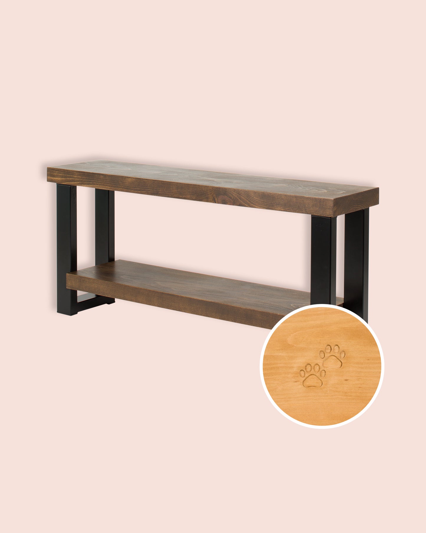 Handmade Wooden Shoe Bench