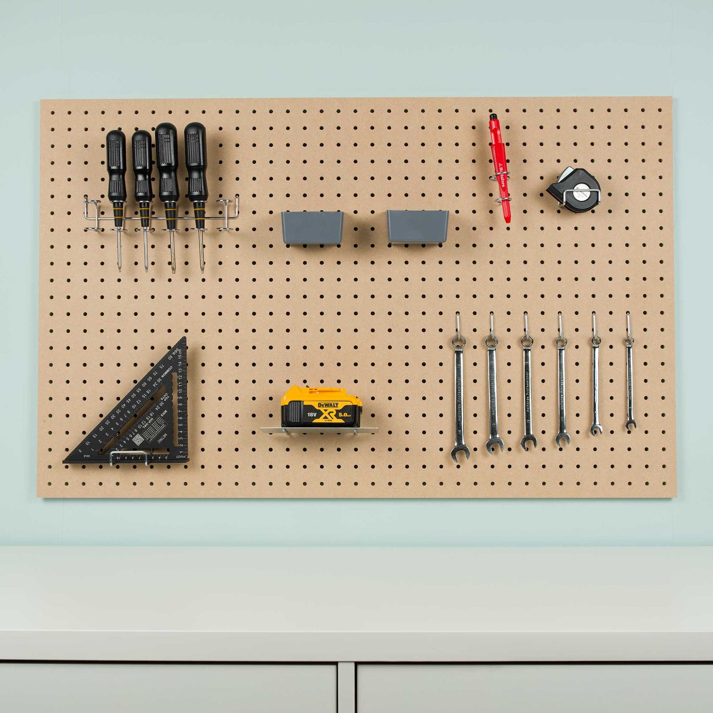 Wall Mounted Pegboard 950 x 600 mm