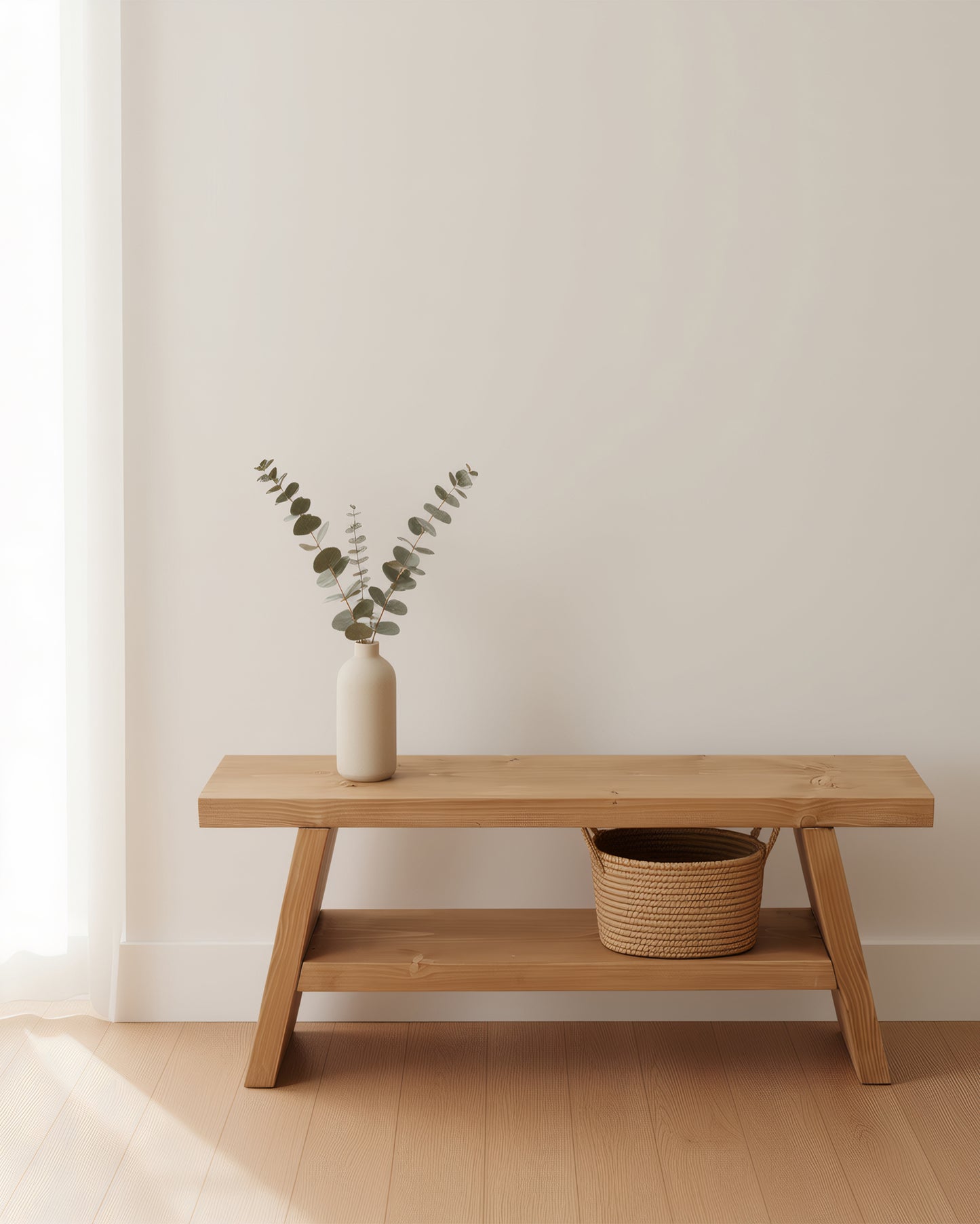 Handmade Wooden Shoe A-Bench