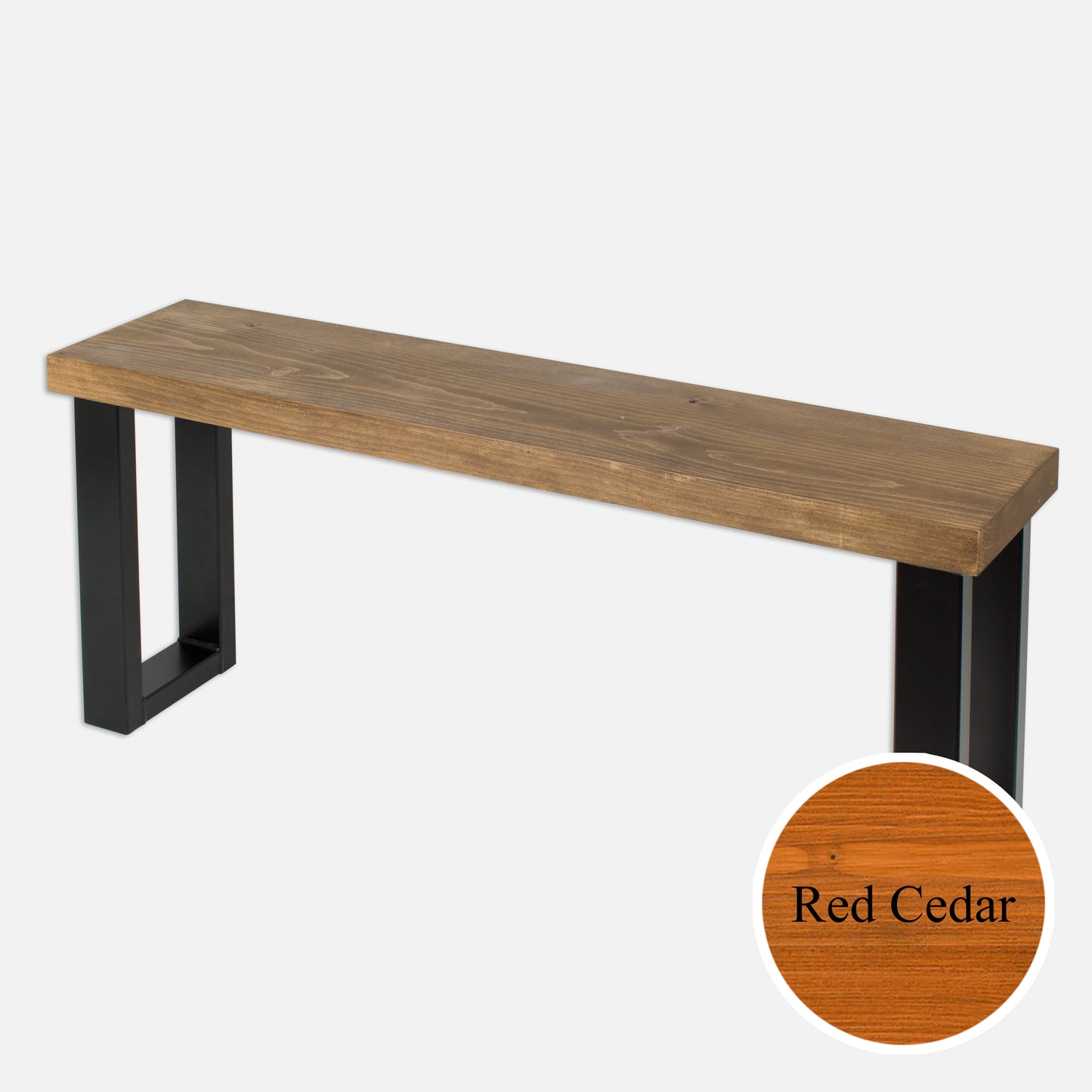Wooden & Metal Handmade Garden Bench