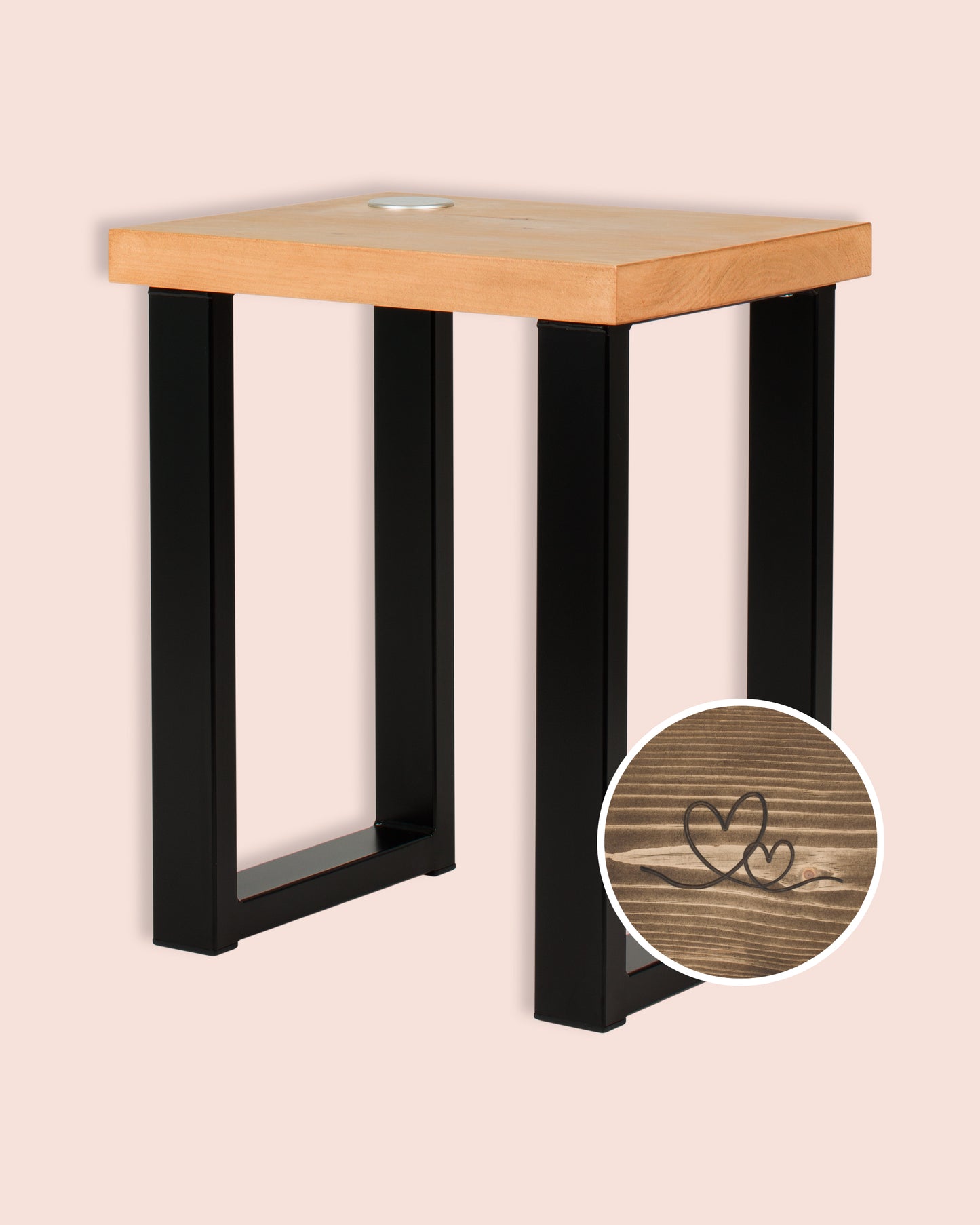 Handmade Wooden Side Table