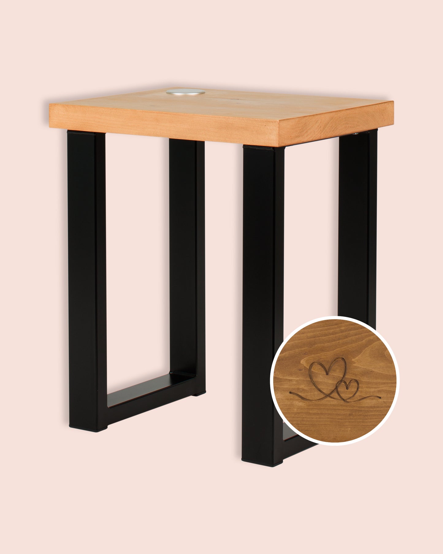 Handmade Wooden Side Table