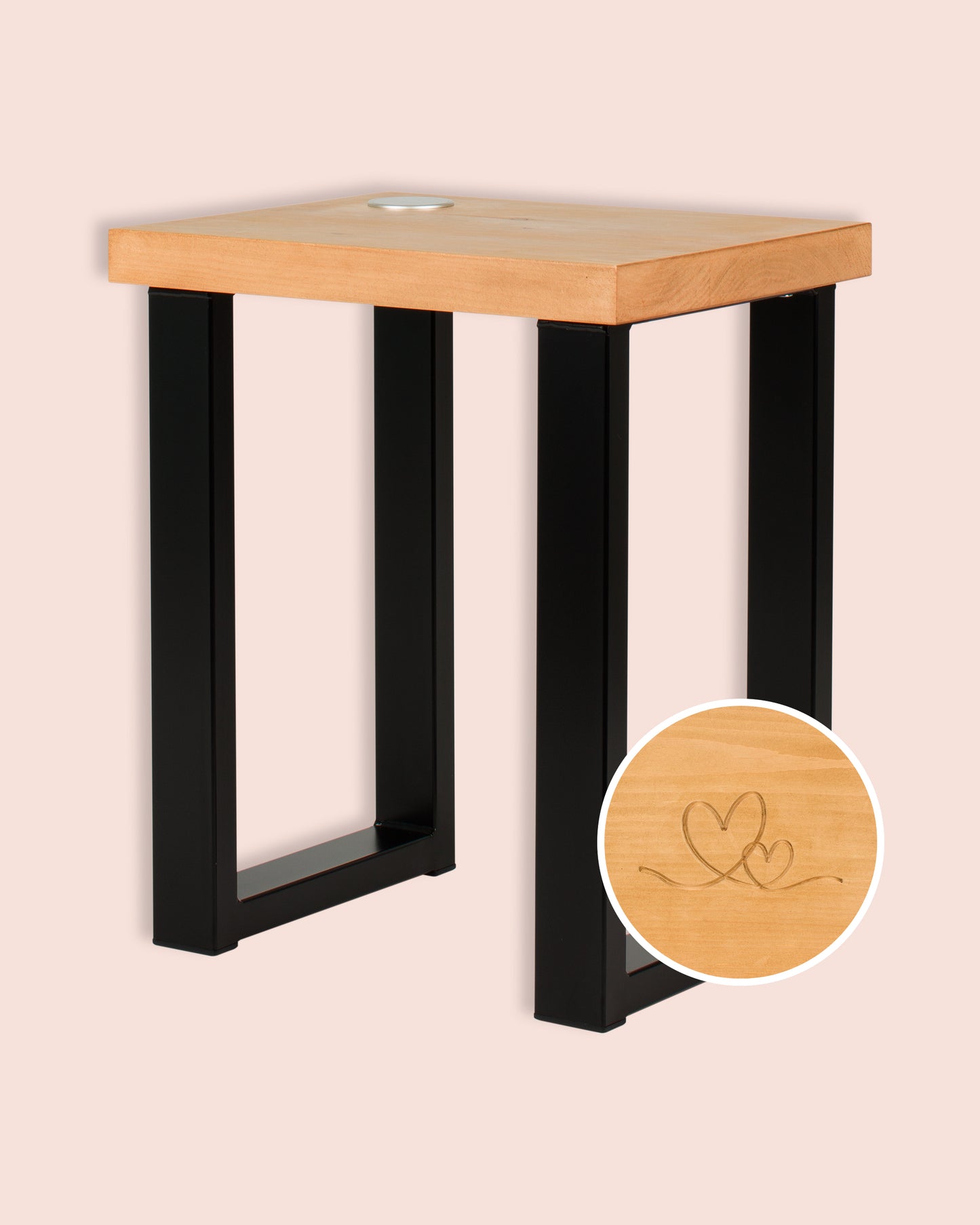 Handmade Wooden Side Table