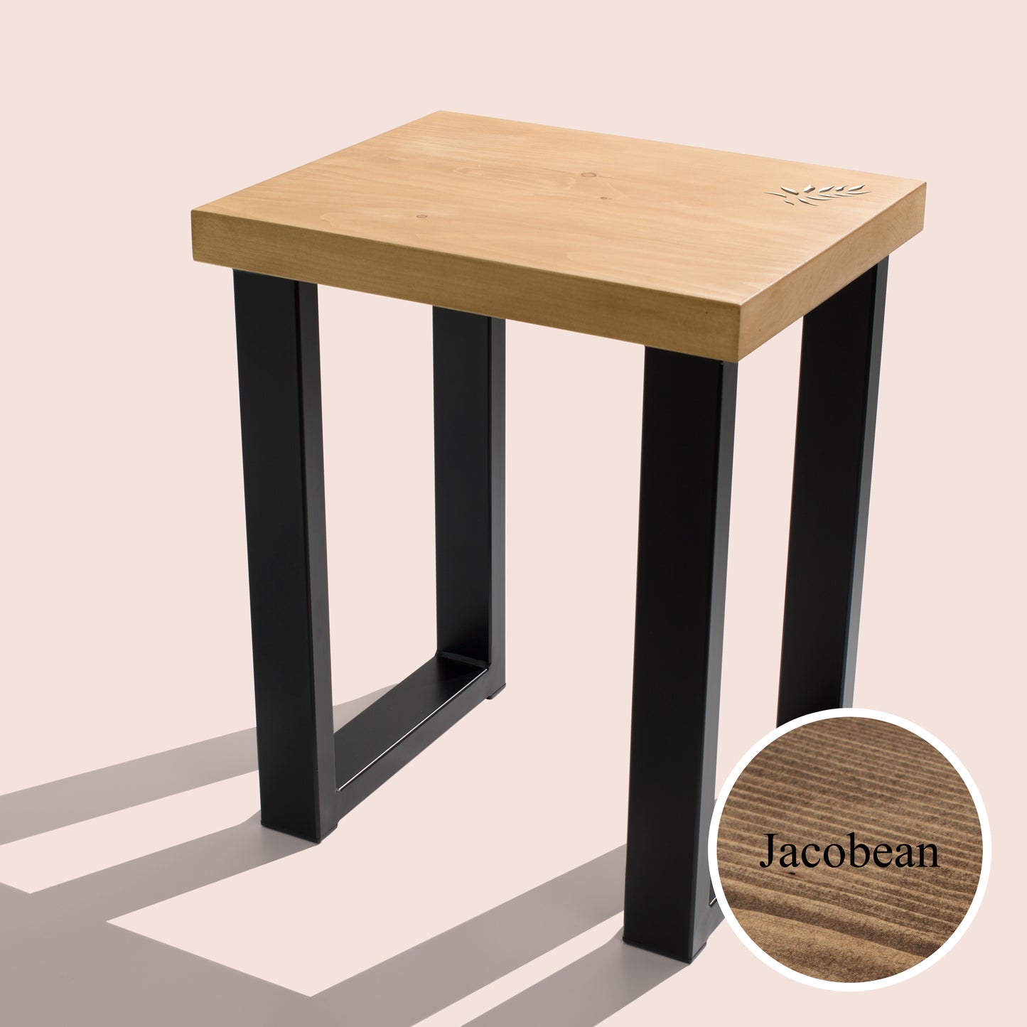 Handmade Wooden Personalised Side Table