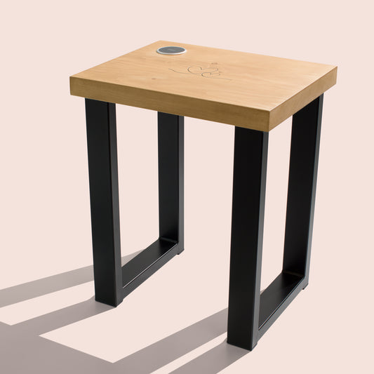Handmade Wooden Personalised Side Table
